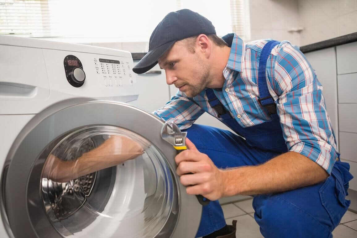 Reparatur vun der Wäschmaschinn